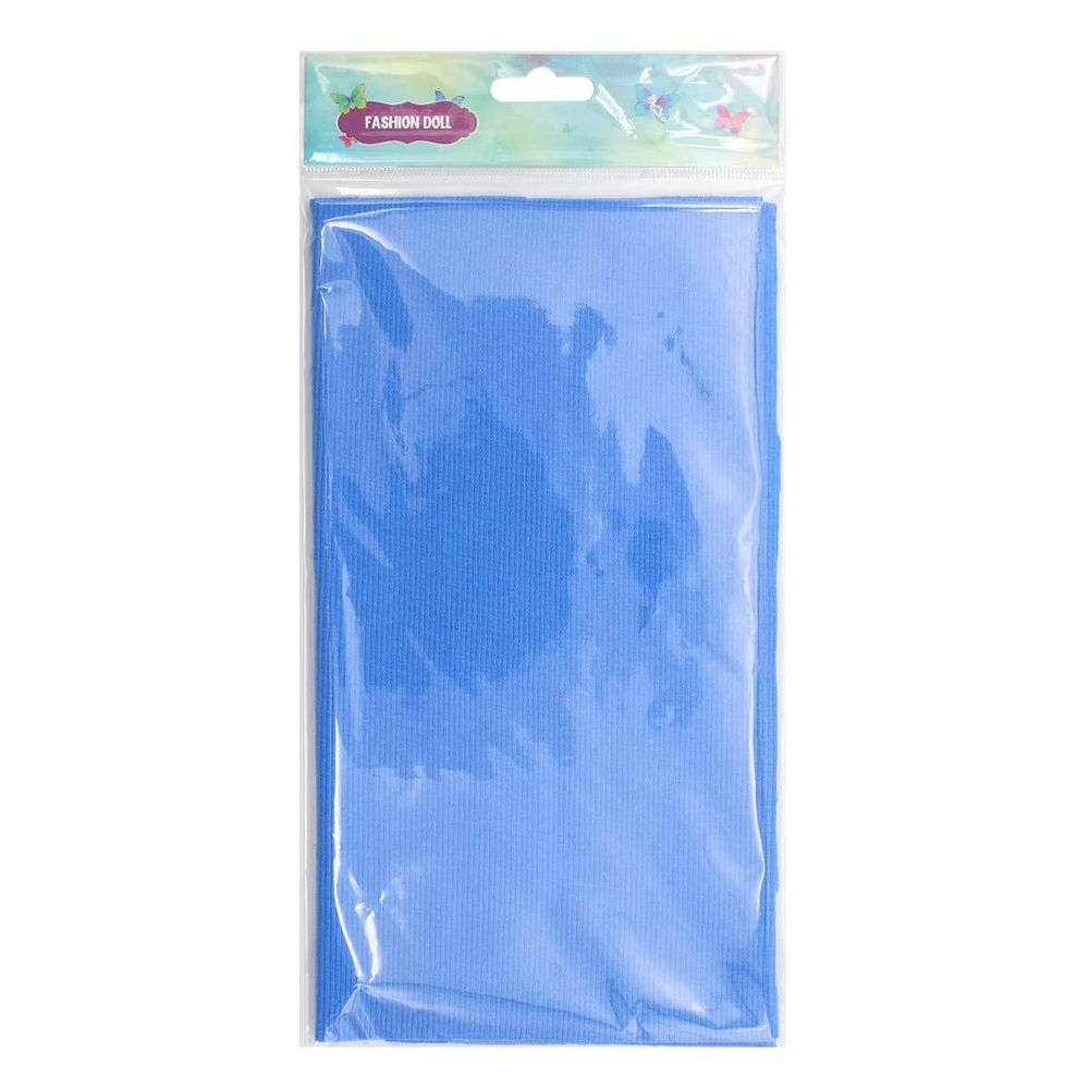 Кашкорсе с лайкрой 30/1,25х59см ±2см 95% х/б+5% лайкр, цв.синий 9062