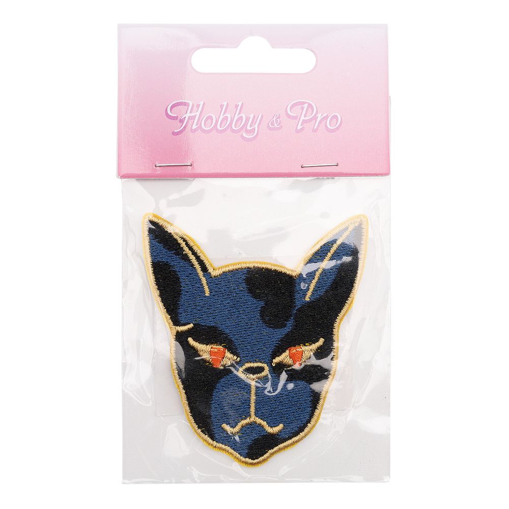 Термоаппликация Бульдог, 5.5х6.6cm, Hobby&Pro