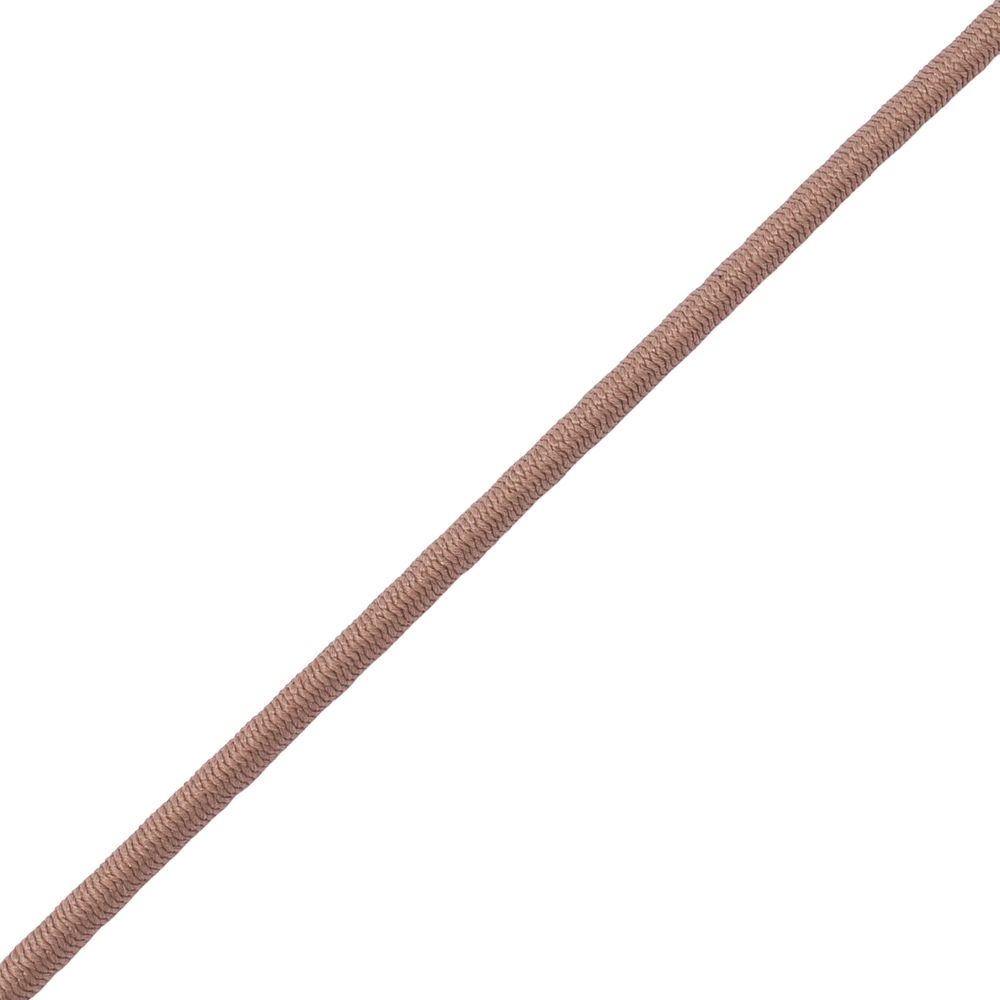 Шнур эластичный ⌀2.0 мм / 30 метров, 2.4 г/м, эластичность 110%, бежевый, С838