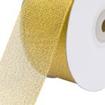 Лента металлизированная 38.0 мм, 32,9м 0080-0300 (золото)