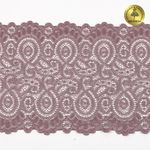 Кружево бельевое эластичное 180 мм / 3 метра, TBY.L1351, цв.620 морской туман