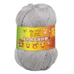 Пряжа Камтекс Бамбино / уп.10 мот. по 50 г, 150 м, 168 светло-серый