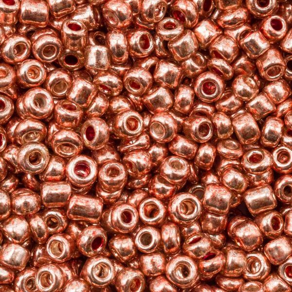 Бисер Astra&Craft 11/0 (2.1 мм), 200 г (10х20 г), цв. 1108-О оранжевое золото/металлик