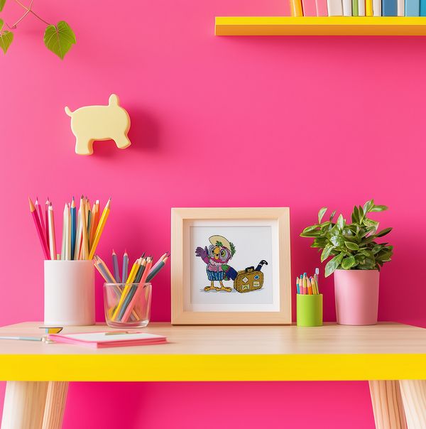 Набор для вышивания нитками Klart, Союзмультфильм. На Таити, 13.5х15.5 см