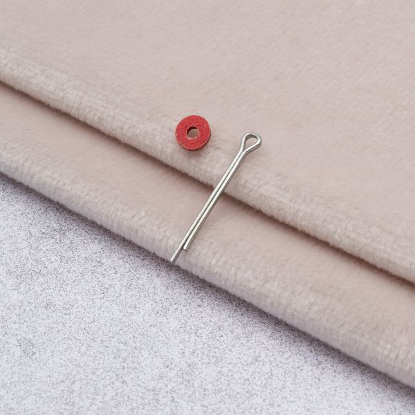 Набор креплений фибра № 4 для игрушек, упак.: 10 дисков 4 мм, 5 О-обр. шплинтов 0,1х1,2 см, 23630