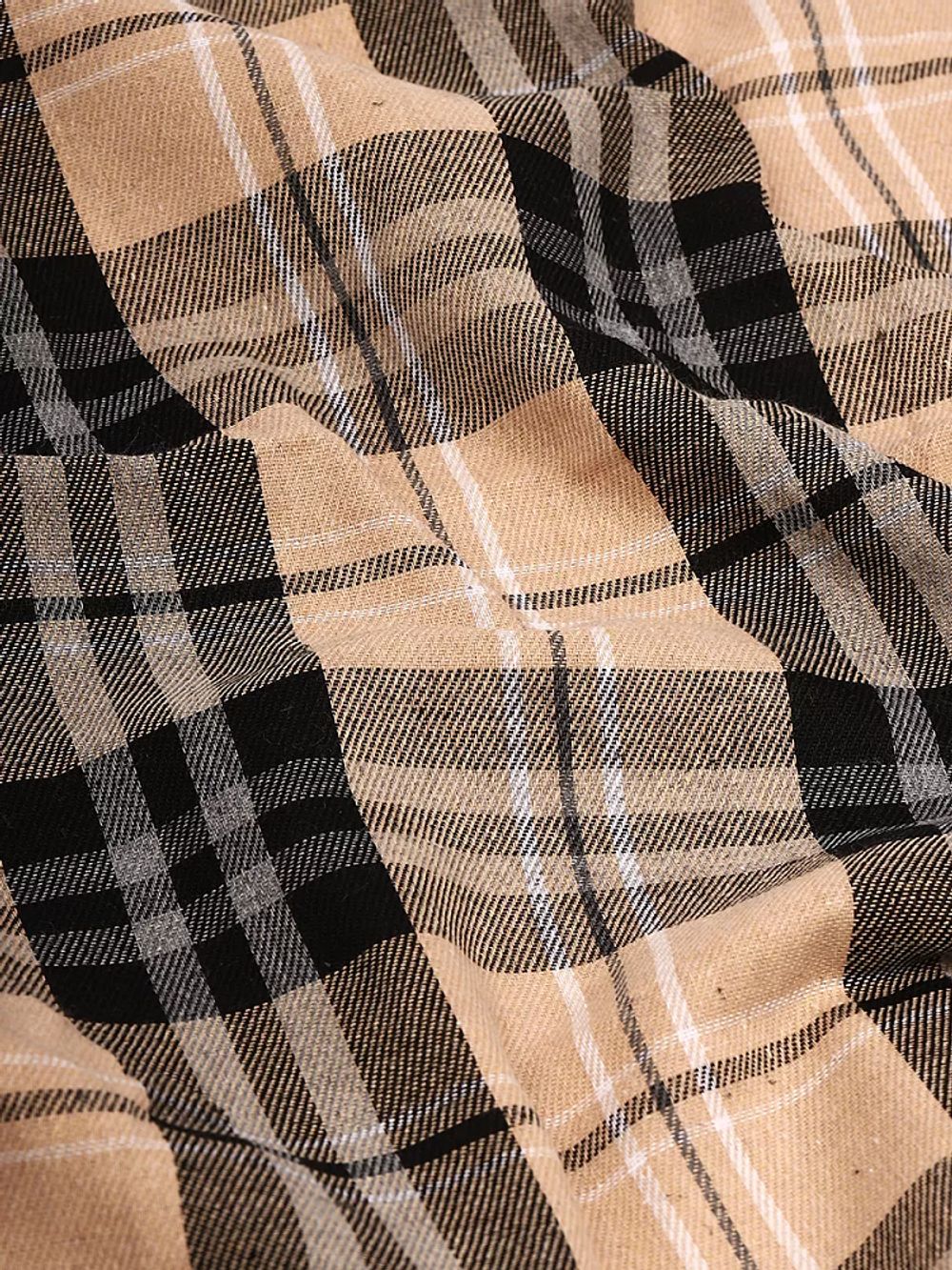 Фланель рубашечная 150 г/м², 150 см / 2 метра, TBY.Fl.T139.2, цв.139 бежевый