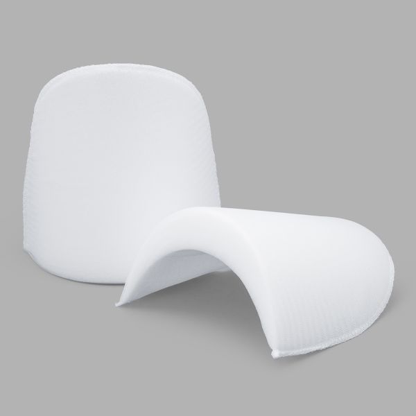 Плечевые накладки (подплечники) втачные 140х210х25 мм, белый, В-25, 50 пар