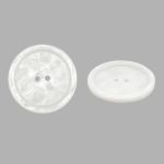 Пуговицы 2 прокола 48L (30мм), пластик (Wht-02 белый), CB_3685, 36 шт