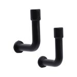 Крючок-держатель для подхватов 40 мм, металл, 3 черный, X455