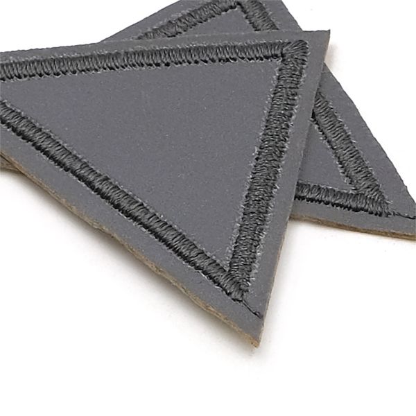 Термоаппликация светоотражающая Треугольник, 55х35 мм, LA427, 3 шт