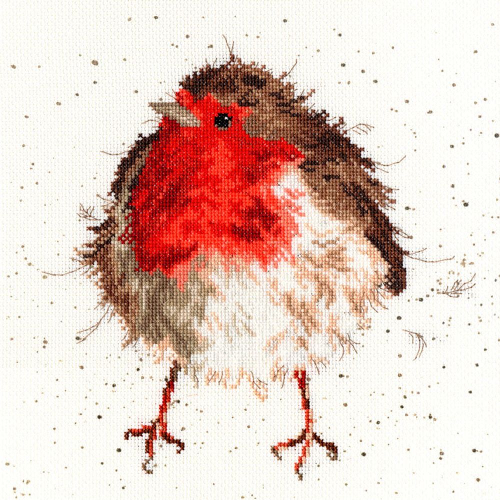Bothy Threads, Jolly Robin (Забавный Робин), 26х26 см /TOS/