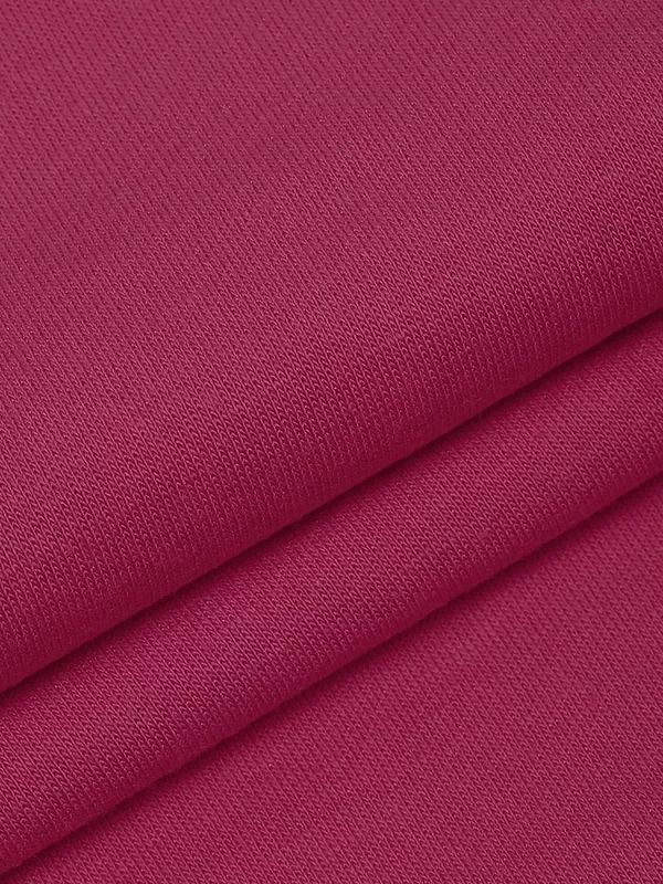 Футер 2-нитка петля поликоттон стрейч 220 г/м², 160 см / 30 метров, ФУТ2Х.TBY.ХЛ-ПЭ.51, цв.51 фуксия