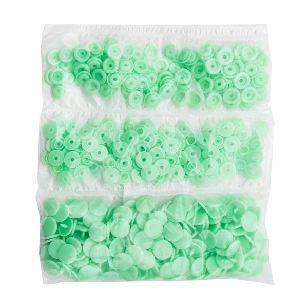 Кнопка рубашечная ⌀12,5/10мм пластик (≈100 шт) New Star (199 салатовый)