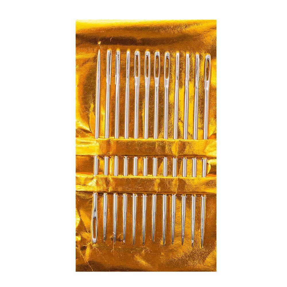 Иглы ручные для переплетных работ 3", 12 шт, Pony