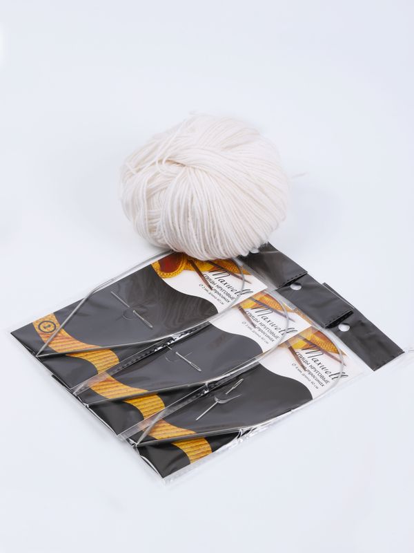 Набор круговых спиц для вязания Maxwell Black 40 см (2.0 мм/3.0 мм/4.0 мм)