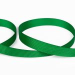 Лента репсовая (в рубчик) 12.0 мм / 45.5 метра, 077 зеленый, Gamma GR-12