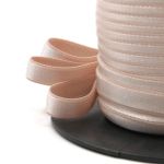 Резинка бельевая (бретелечная) блестящая 10.0 мм / 50 метров, пудровый, ML177.010