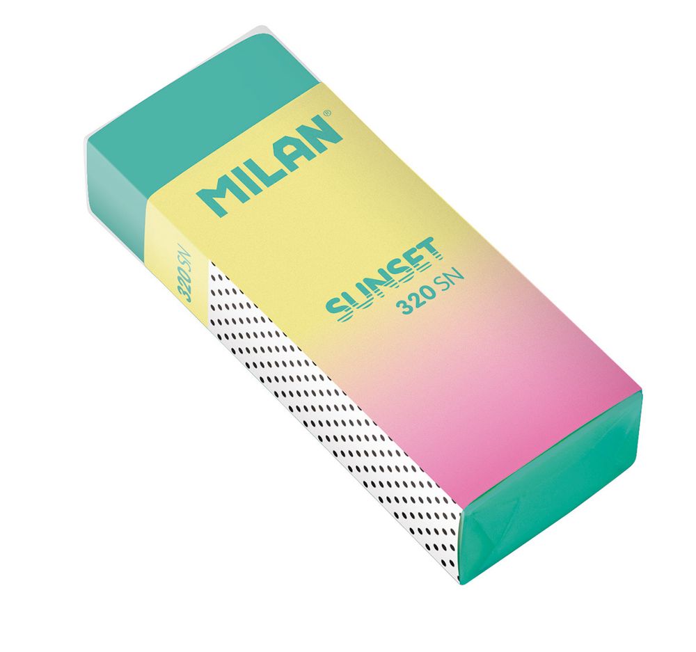 Ластик 320 SUNSET прямоугольный 61x23x12 мм, 20 шт, CPM320SN, Milan