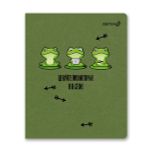 Тетрадь ученическая общая, твин лак, A5+ 48 л. на скобе 65 г/м², белизна 100 %, 10 шт, клетка, 00999 КВАзавры, Светоч 48Т12