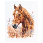 Набор для вышивания нитками Panna J-7528, В степи среди трав, 23.5х33 см