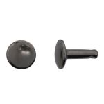 Хольнитены двухсторонние ⌀9 мм, h=11 мм, цв.чер.никель, 100 шт