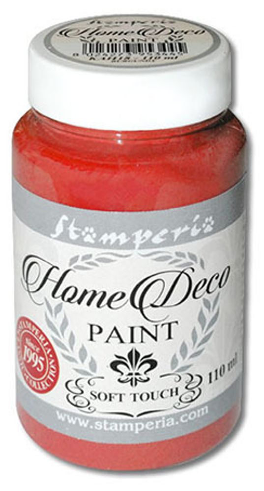 Краска для домашнего декора на меловой основе Home Deco, 110 мл, тылый красный