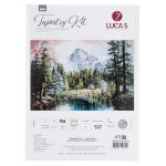Набор для вышивания нитками Luca-S G604, гобелен Величие природы, 47х32см