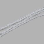 Бусины стекло ⌀2 мм, 3 мм, 4 мм, граненые, рондели, 3 нити по 38±1 см, микс, Astra&Craft, 1 прозрачный