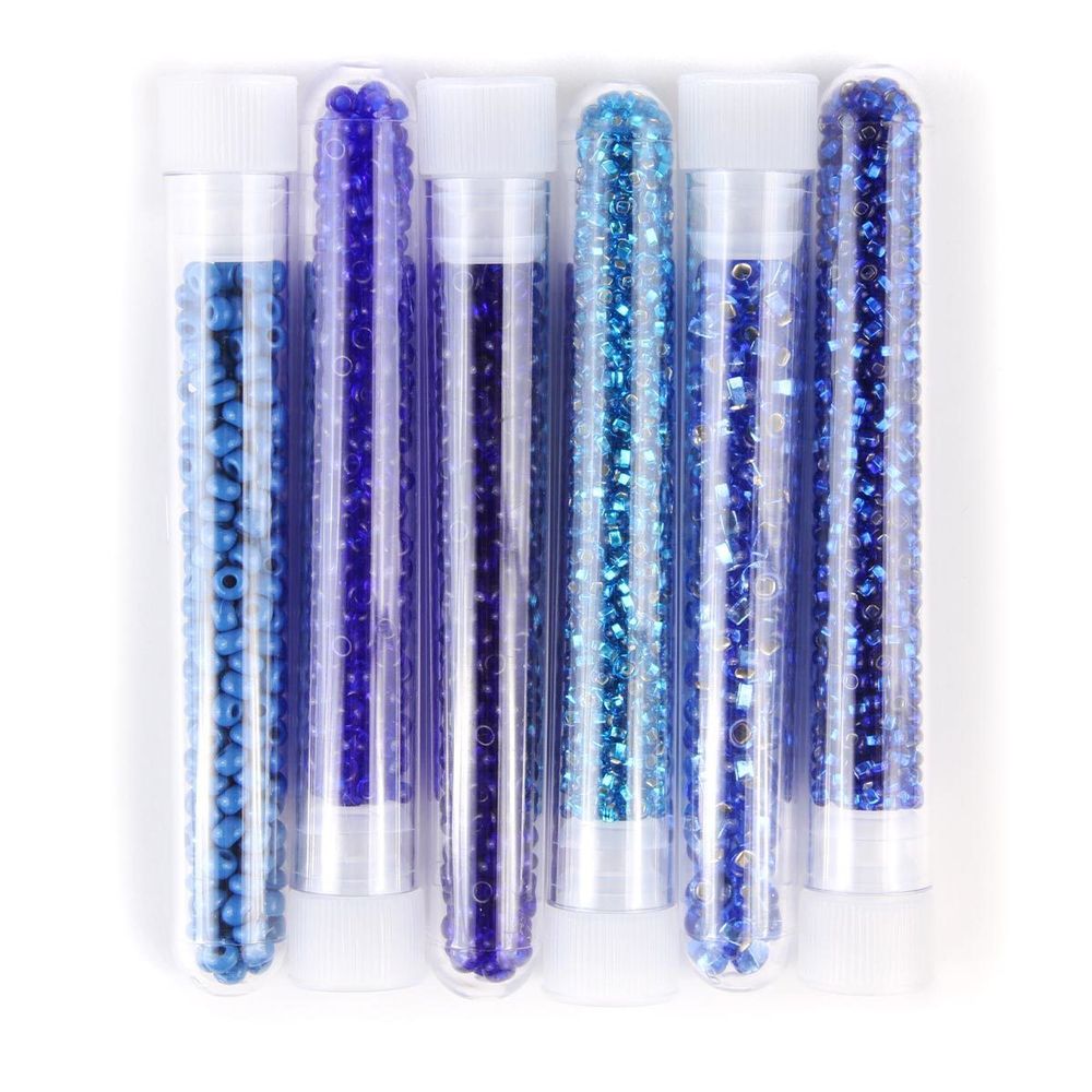 Набор бисера Preciosa 12, размеры 6-10/0 (2.3 мм),6 цветов, 6, ±0,5 гр