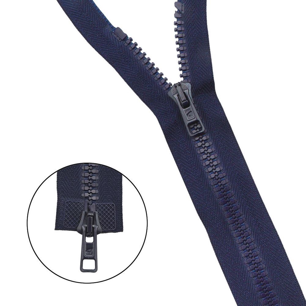 Молния трактор Arta Т6 (6 мм) 2 зам., разъем., 65 см, ОПТ. УП. 25 ШТ., 044 т.синий