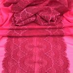 Кружево эластичное (стрейч) 195 мм, TBY.8034, S261 лесная ягода, 10м, Kruzhevo