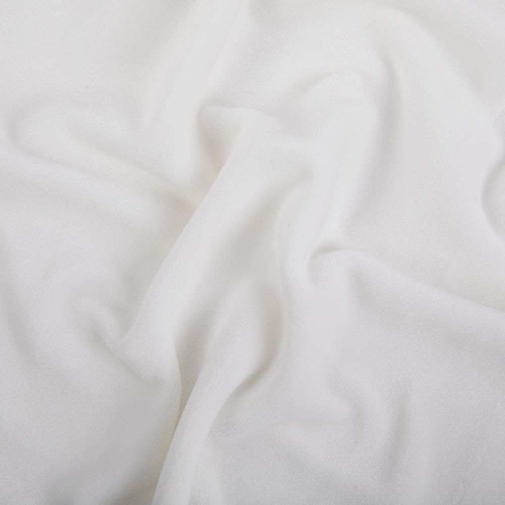 Микровелюр 160х150 см, 002 тёплый белый, Gamma MCV