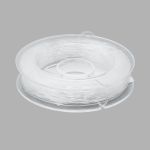 Нитки силиконовые для бисера, 0,8 мм, 10 м, прозрачный, 10 катушек