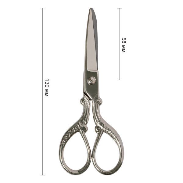 Ножницы рукодельные 13 см, никель, Gamma G-902