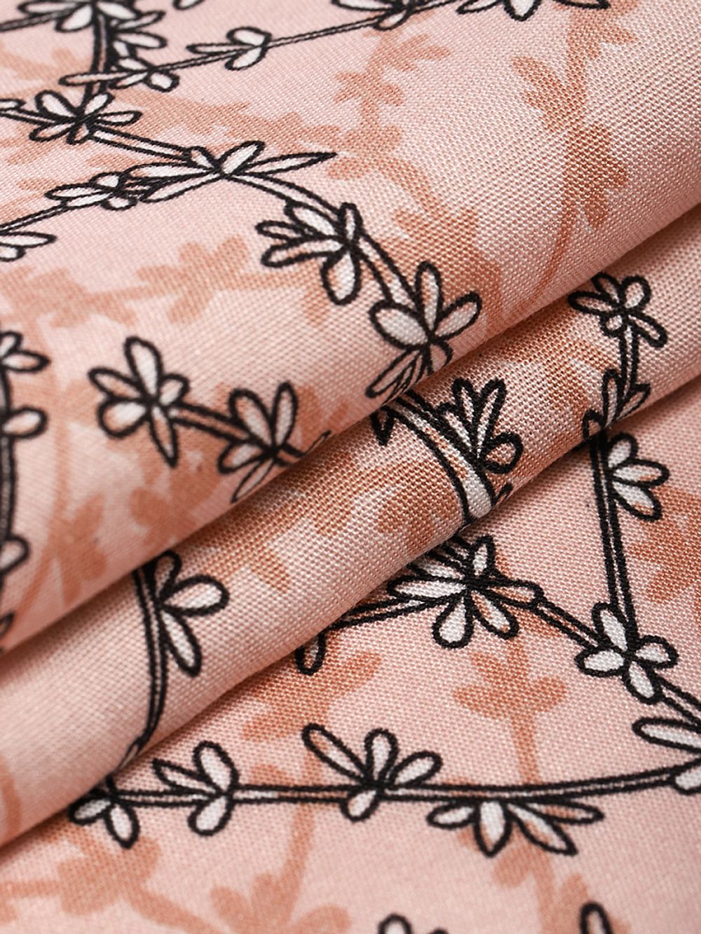 Штапель 90 г/м², 145 см / 2 метра, TBY.Vi.pr.E1326.01.2, цв.01 персиковый