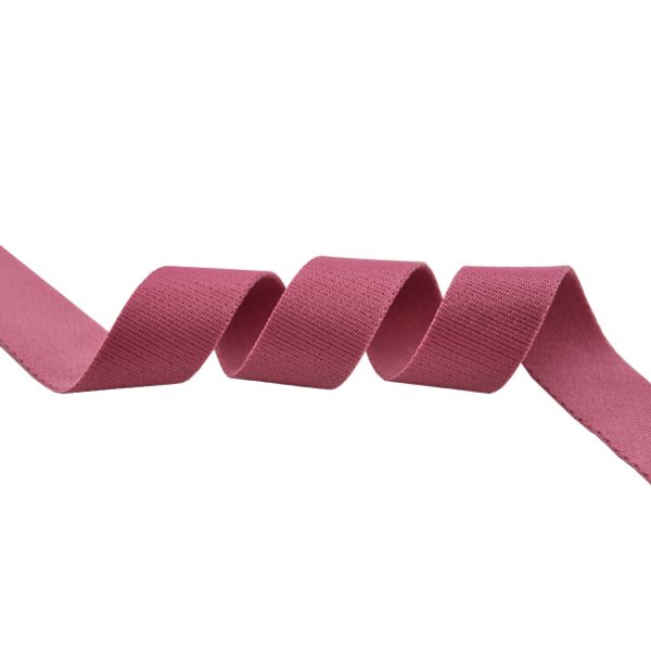 Резинка бельевая (бретелечная) 18.0 мм / 25 метров, пыльная роза