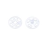 Кнопка пришивная пластик ⌀13 мм, 10 шт, 03 прозрачный, Gamma PKL-13