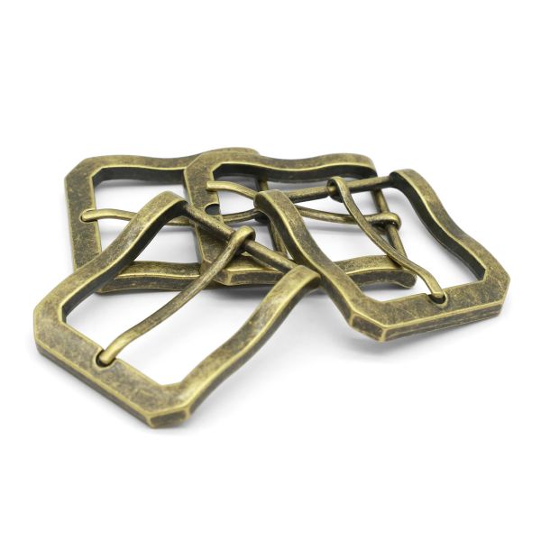 Пряжка ременная металл 40 мм. латунь, 4 шт, BIG