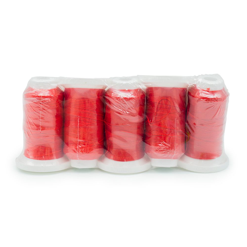 Нитки филаментные 420D/3, 137 м, Астра, 1030 красный