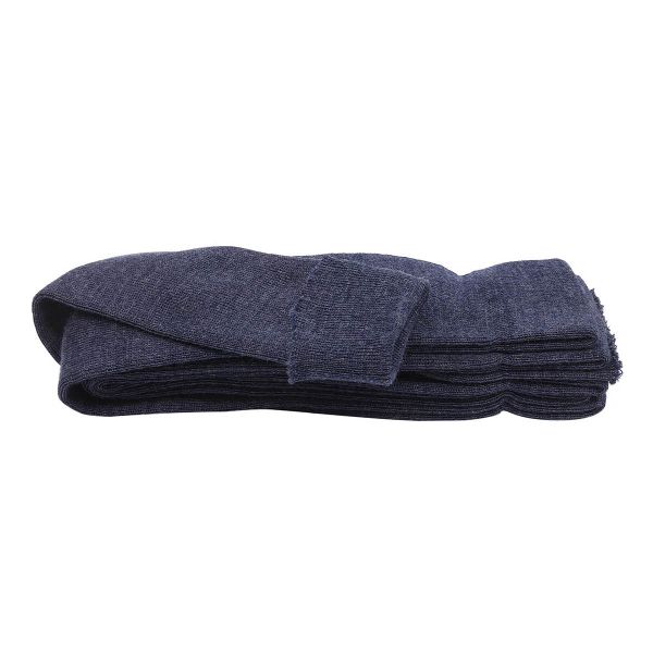 Манжеты трикотажные рукава 7.0 см / 3 метра, полушерсть тонкие 14кл. 1х1, 126/м джинсовый