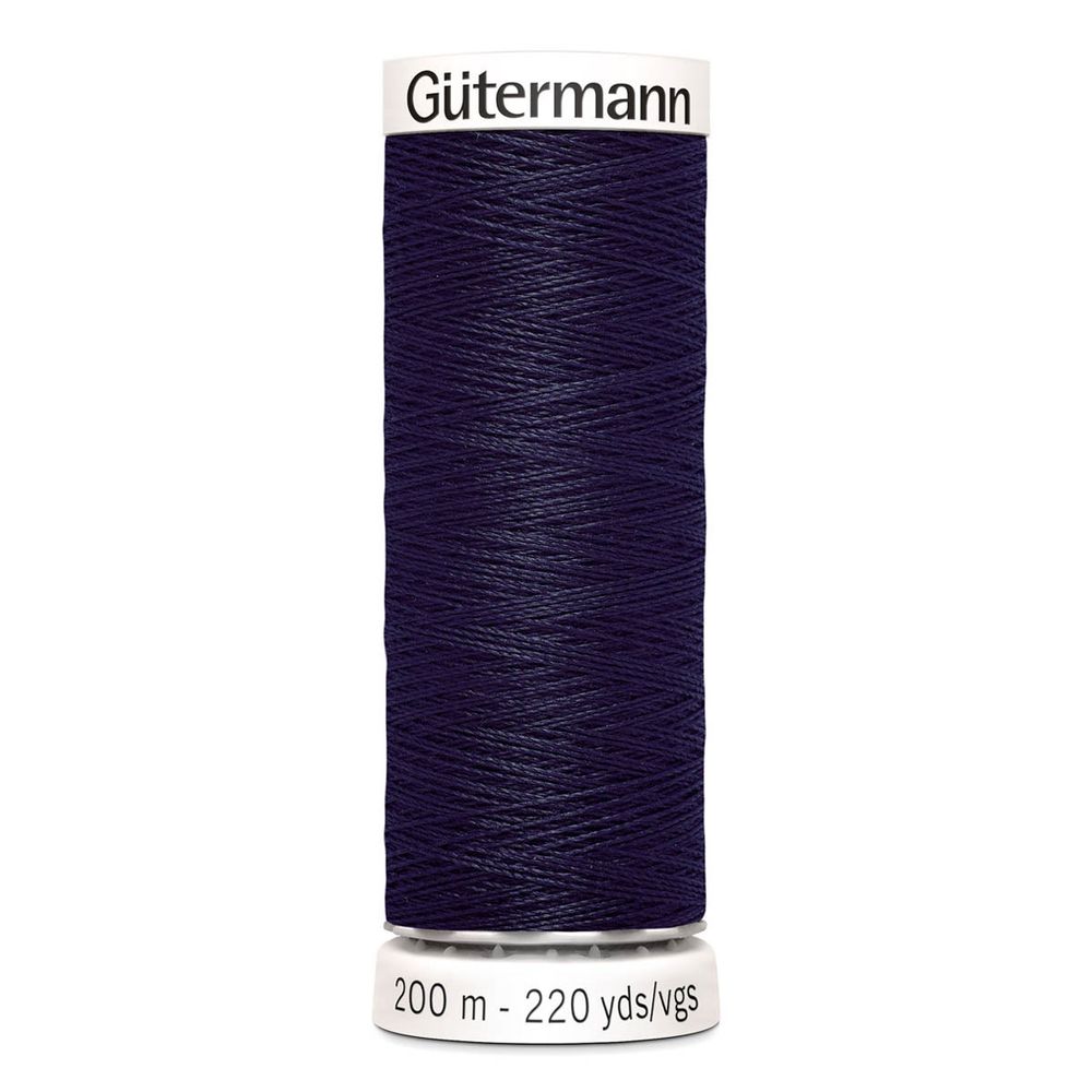 Нитки универсальные Gutermann Sew-all 100 (200 метров), 5 кат. | 387 чернильно-черный