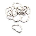 Полукольцо литое металл внутр. 30 мм (внешн. 36х25 мм), плоское, 10 шт, никель ГР, 6886