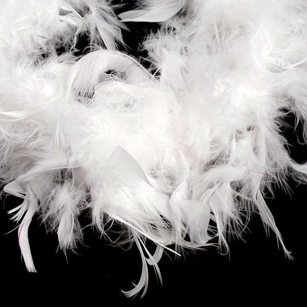 Боа из перьев 2 метра, 50±3 г, белый