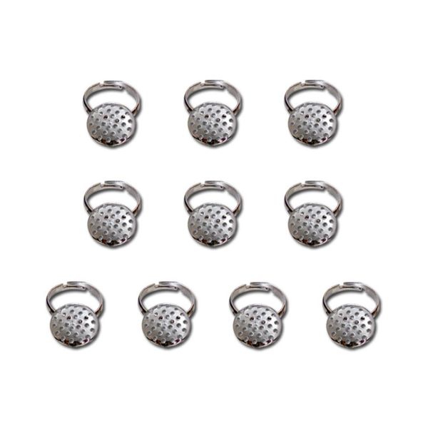 Заготовки для кольца 16 мм, 3 шт, /РП/, №02 никель, Zlatka DC-110/3