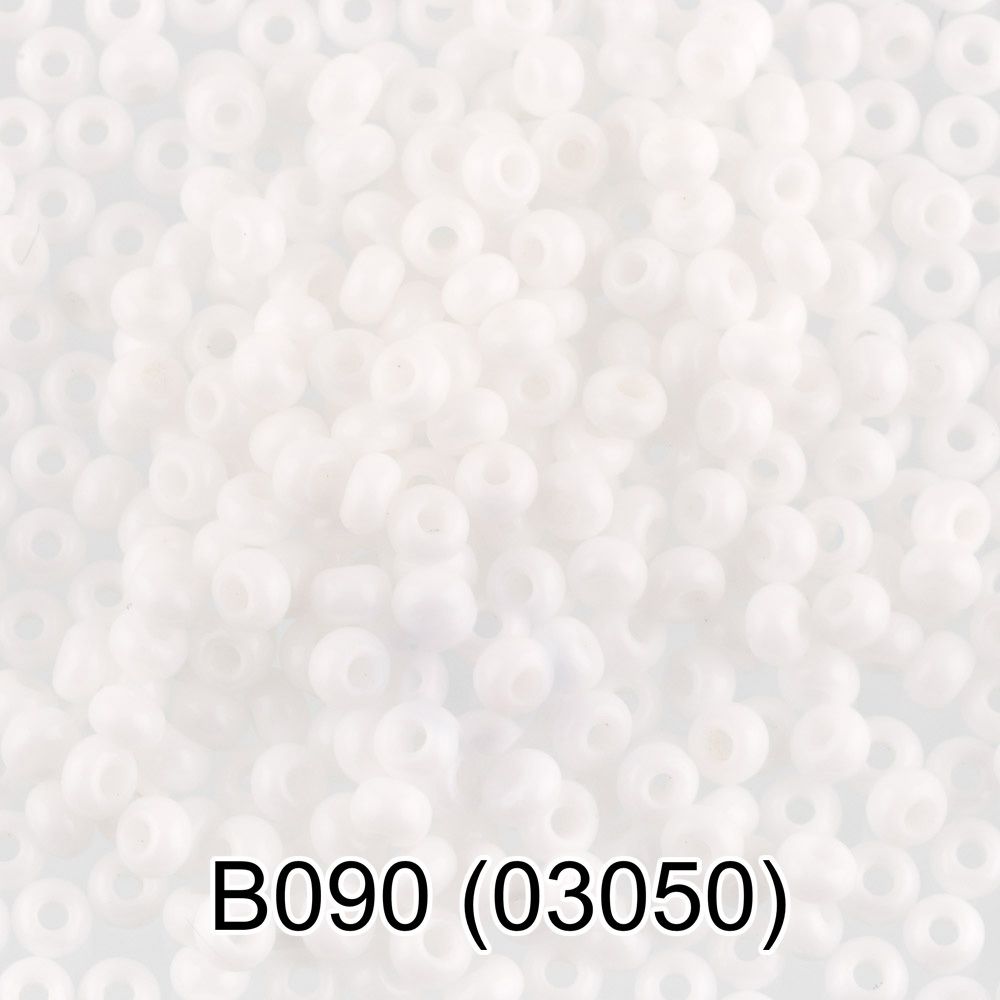 Бисер Gamma 10/0 (2.3 мм), 150 г (10х5 г), B090 белый, 03050, круглый 2