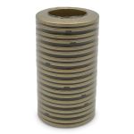 Люверсы шторные ⌀35 мм, с многоуровневым замком цвет № 6 светлое матовое золото, 10 шт