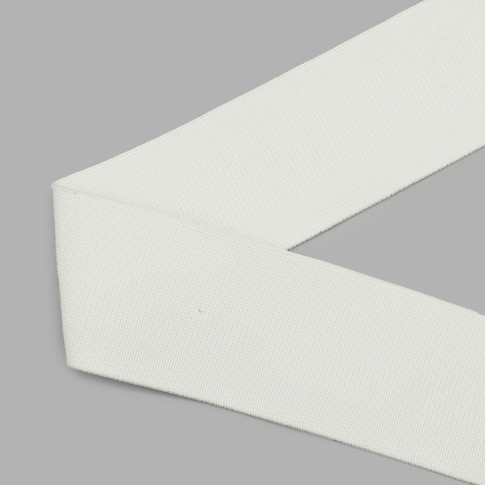 Резинка башмачная 50.0 мм / 25 метров, белый