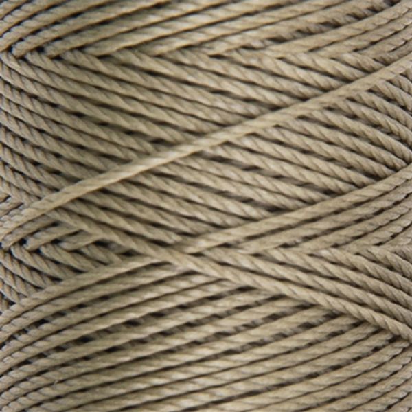 Нитки для кожи вощёные кручёные (полиэстер) 0.45 мм, 40 м, 018 хаки, LC-005, Промысел