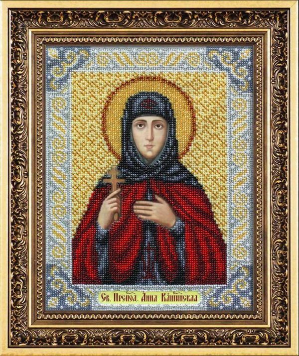 Набор для вышивания бисером Паутинка, Святая преподобная Анна Кашинская 20х25 см