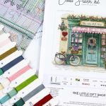 Набор для вышивания нитками Luca-S, Магазинчик сувениров, 26х21см